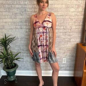 Vintage Odd Molly Boho Tie Dye Dress